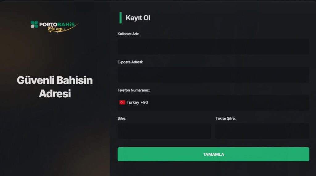 portobet hesap açma